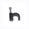 Black 7mm RG6 Coaxial Cable Clips 